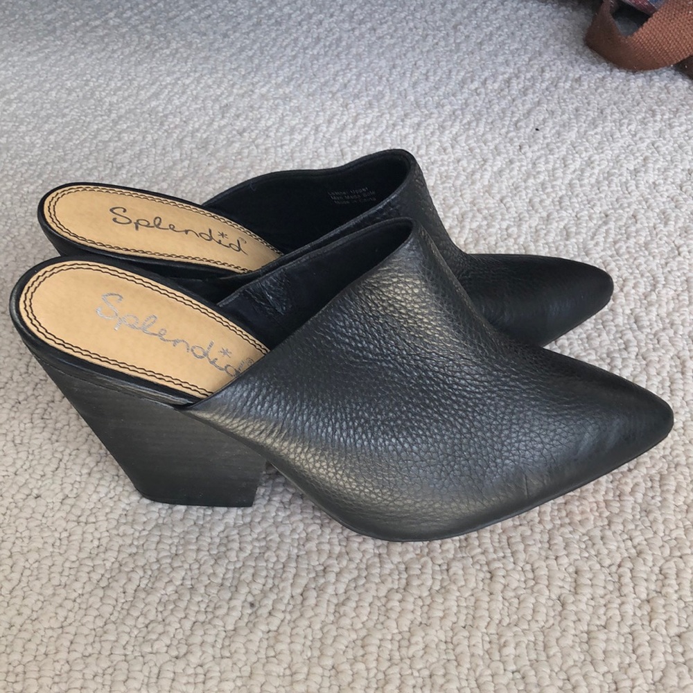 Like new Splendid leather Mules